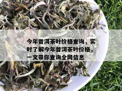 今年普洱茶叶价格查询，实时了解今年普洱茶叶价格，一文带你查询全网信息