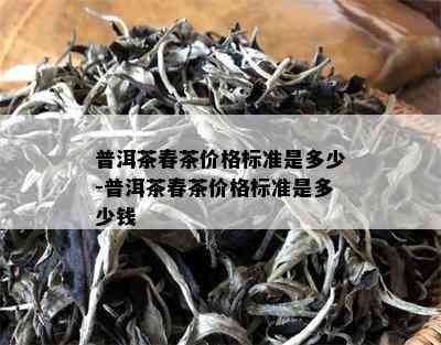 普洱茶春茶价格标准是多少-普洱茶春茶价格标准是多少钱