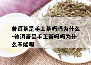 普洱茶是手工茶吗吗为什么-普洱茶是手工茶吗吗为什么不能喝