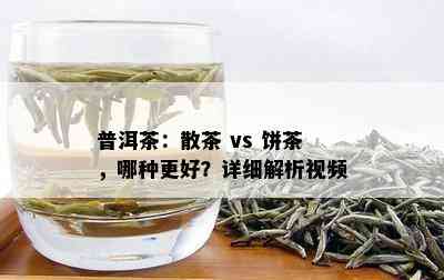 普洱茶：散茶 vs 饼茶，哪种更好？详细解析视频