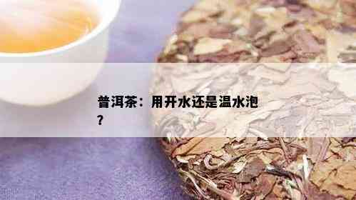 普洱茶：用开水还是温水泡？