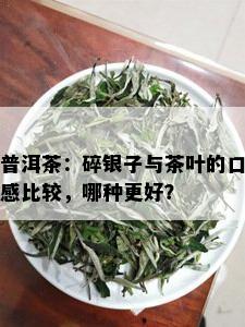 普洱茶：碎银子与茶叶的口感比较，哪种更好？