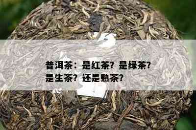 普洱茶：是红茶？是绿茶？是生茶？还是熟茶？