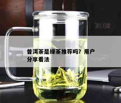 普洱茶是绿茶推荐吗？用户分享看法