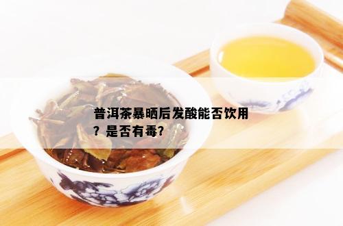 普洱茶暴晒后发酸能否饮用？是否有？