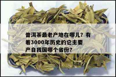 普洱茶最老产地在哪儿？有着3000年历史的它主要产自我国哪个省份?