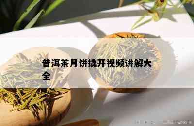 普洱茶月饼撬开视频讲解大全