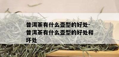 普洱茶有什么壶型的好处-普洱茶有什么壶型的好处和坏处