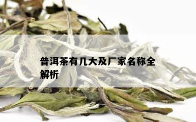 普洱茶有几大及厂家名称全解析