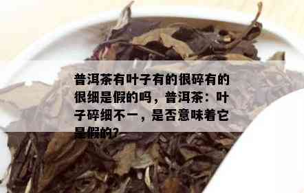 普洱茶有叶子有的很碎有的很细是假的吗，普洱茶：叶子碎细不一，是否意味着它是假的？