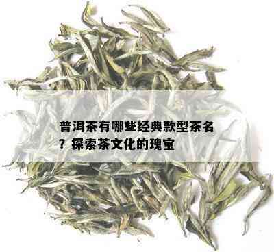 普洱茶有哪些经典款型茶名？探索茶文化的瑰宝