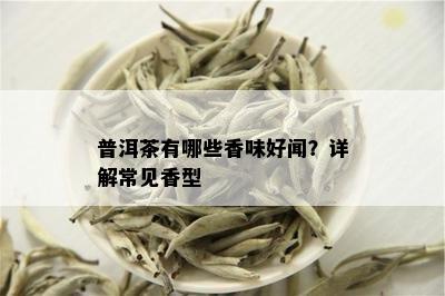 普洱茶有哪些香味好闻？详解常见香型