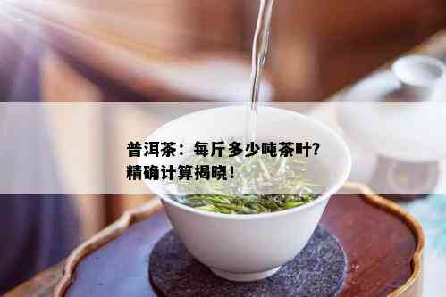 普洱茶：每斤多少吨茶叶？精确计算揭晓！