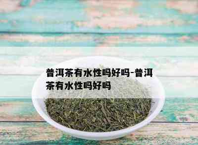 普洱茶有水性吗好吗-普洱茶有水性吗好吗