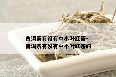 普洱茶有没有中小叶红茶-普洱茶有没有中小叶红茶的