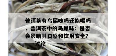 普洱茶有鸟屎味吗还能喝吗，普洱茶中的鸟屎味：是否会影响其口感和饮用安全？——讨论