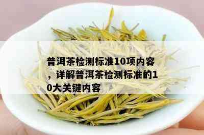 普洱茶检测标准10项内容，详解普洱茶检测标准的10大关键内容