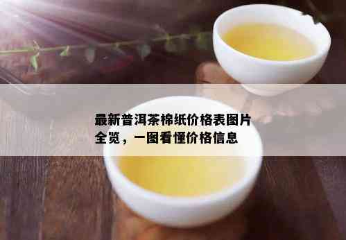 最新普洱茶棉纸价格表图片全览，一图看懂价格信息