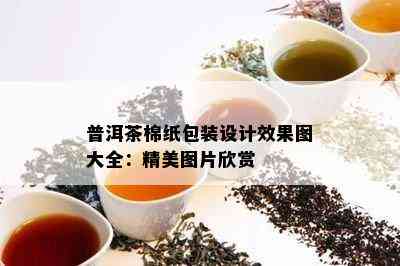 普洱茶棉纸包装设计效果图大全：精美图片欣赏