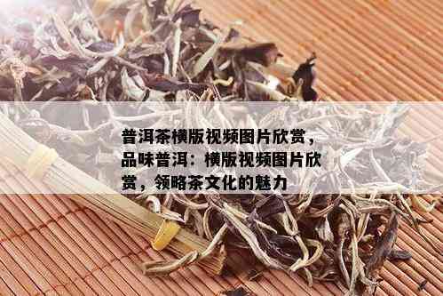 普洱茶横版视频图片欣赏，品味普洱：横版视频图片欣赏，领略茶文化的魅力