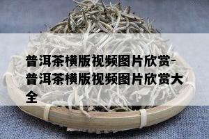 普洱茶横版视频图片欣赏-普洱茶横版视频图片欣赏大全