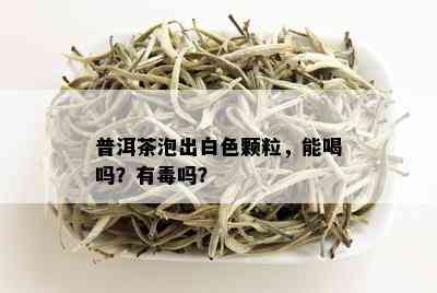 普洱茶泡出白色颗粒，能喝吗？有吗？