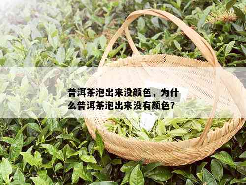 普洱茶泡出来没颜色，为什么普洱茶泡出来没有颜色？