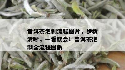 普洱茶泡制流程图片，步骤清晰，一看就会！普洱茶泡制全流程图解