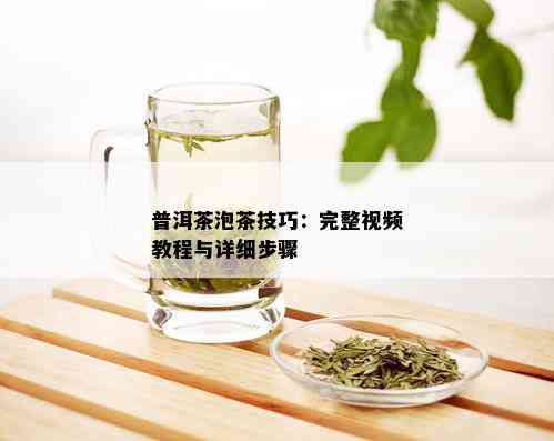 普洱茶泡茶技巧：完整视频教程与详细步骤