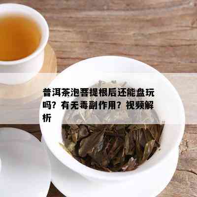 普洱茶泡菩提根后还能盘玩吗？有无副作用？视频解析