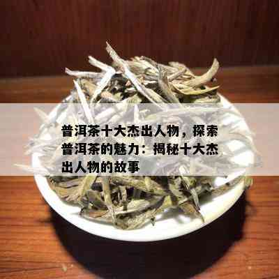 普洱茶十大杰出人物，探索普洱茶的魅力：揭秘十大杰出人物的故事