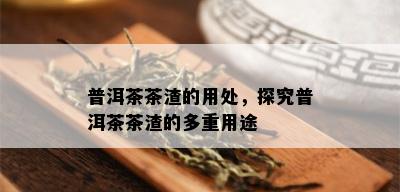 普洱茶茶渣的用处，探究普洱茶茶渣的多重用途