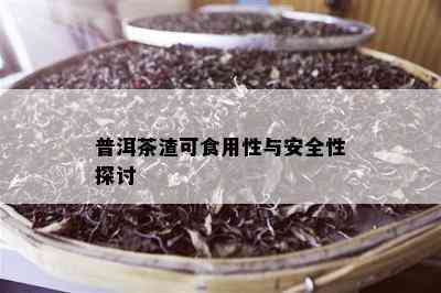 普洱茶渣可食用性与安全性探讨