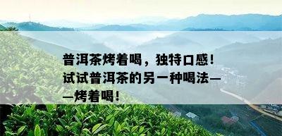 普洱茶烤着喝，独特口感！试试普洱茶的另一种喝法——烤着喝！