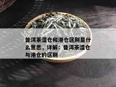 普洱茶湿仓和港仓区别是什么意思，详解：普洱茶湿仓与港仓的区别