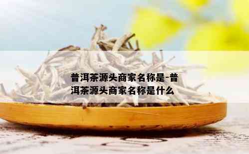 普洱茶源头商家名称是-普洱茶源头商家名称是什么