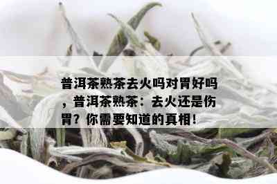 普洱茶熟茶去火吗对胃好吗，普洱茶熟茶：去火还是伤胃？你需要知道的真相！