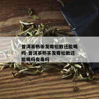 普洱茶熟茶发霉松散还能喝吗-普洱茶熟茶发霉松散还能喝吗有吗