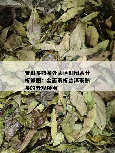 普洱茶熟茶外表区别图表分析详图：全面解析普洱茶熟茶的外观特点