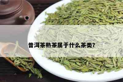 普洱茶熟茶属于什么茶类？