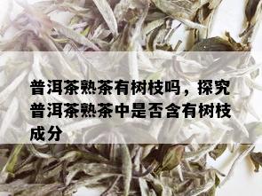 普洱茶熟茶有树枝吗，探究普洱茶熟茶中是否含有树枝成分