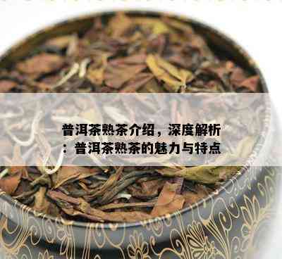 普洱茶熟茶介绍，深度解析：普洱茶熟茶的魅力与特点