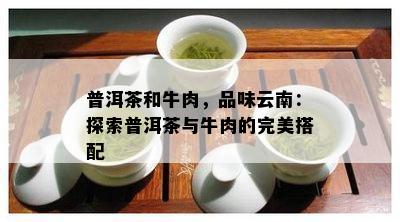 普洱茶和牛肉，品味云南：探索普洱茶与牛肉的完美搭配