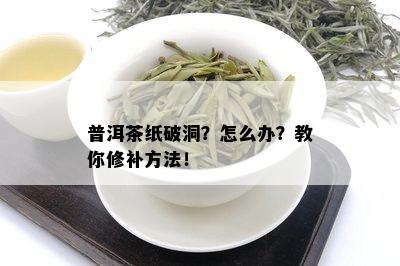 普洱茶纸破洞？怎么办？教你修补方法！