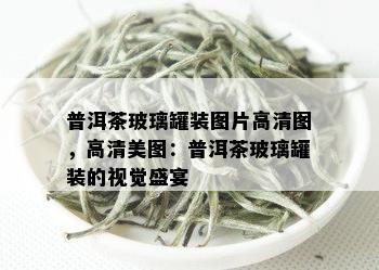 普洱茶玻璃罐装图片高清图，高清美图：普洱茶玻璃罐装的视觉盛宴