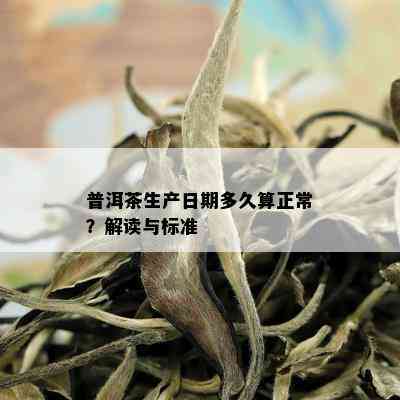 普洱茶生产日期多久算正常？解读与标准