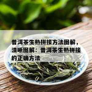 普洱茶生熟拼接方法图解，清晰图解：普洱茶生熟拼接的正确方法