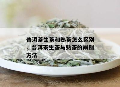 普洱茶生茶和熟茶怎么区别，普洱茶生茶与熟茶的辨别方法