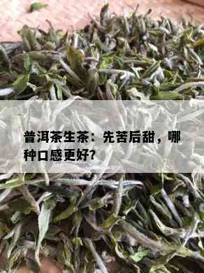 普洱茶生茶：先苦后甜，哪种口感更好？