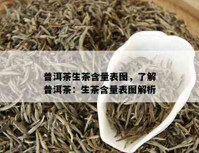 普洱茶生茶含量表图，了解普洱茶：生茶含量表图解析